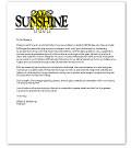 Camp Sunshine Letter of Reference